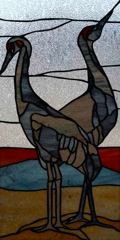 Custom Size 3D Matte Window Film, Stained Glass, Decorative UV Window Sticker, Privacy Frosted Static Cling, Home Decal,Peacock