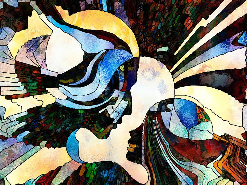 Stained Glass Window Film Frosted Glass Sticker Forest Customized Abstract design for Bathroom Kitchen Door Office Home Decor