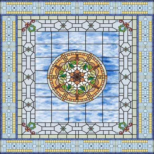 Window Film Frosted Stained Glass Films,Customized Church Design Static Cling Sticker,Home Decor Foil Window Treatment