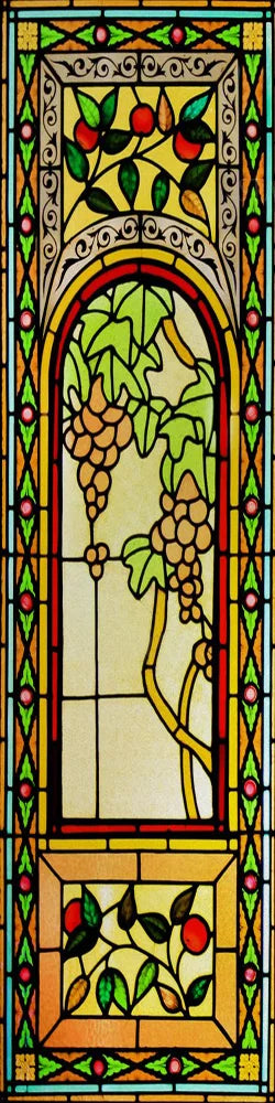 Frosted Stained Glass Window Film, Church Static Cling,Privacy Retro Door Sticker,Kitchen, Office, Home Decor, Customized