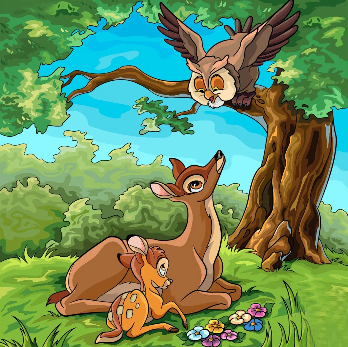 Stained Glass Window Film Frosted Glass Sticker Forest Customized Princess Prince Fairytale Castle For Kids Room Door Home Decor