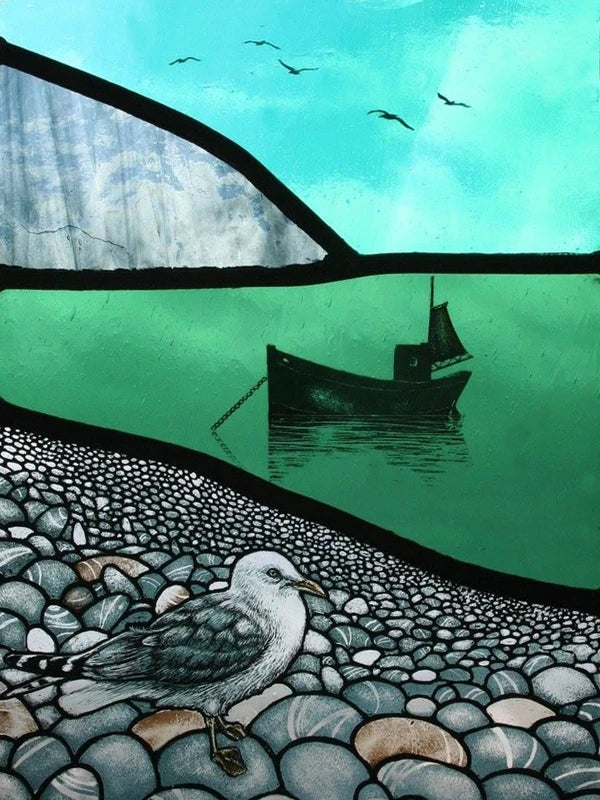 Window Film Frosted Stained Glass Films,Customized Privacy Static Cling,Retro Colorful Stickers For Shower Bathroom Skylight