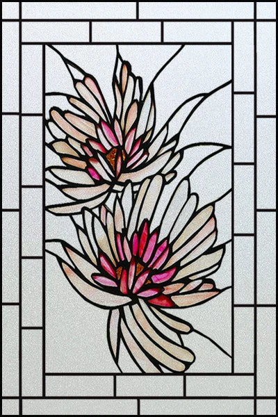 Window Film Frosted Stained Glass Films,European Static Cling Privacy Films,Door Sticker,Kitchen Office Home Decor Customized