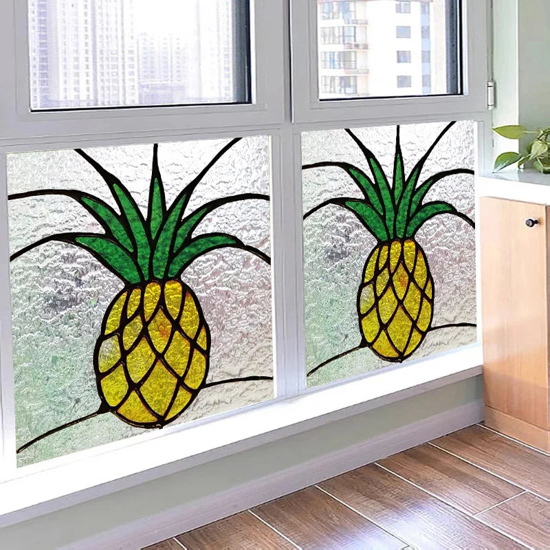 Window Film Stained Glass Films,Customized Art Deco Design,Birds Static Cling Sticker,Home Decor Foil,Window Treatment