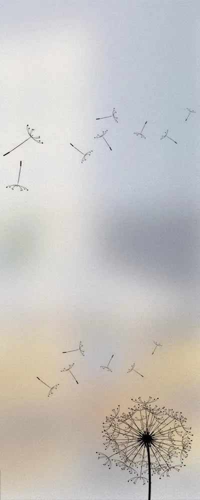 Custom Size Stained Glass Window Film,Frosted Privacy, Static Cling, Door Sticker,Kitchen and Bathroom, Tree Home Decor