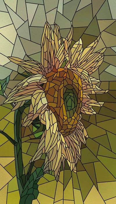 Frosted Stained Glass Window Film, Customized Art Deco Design, Flowers Static Cling Sticker,Home Decor Foil, Treatment