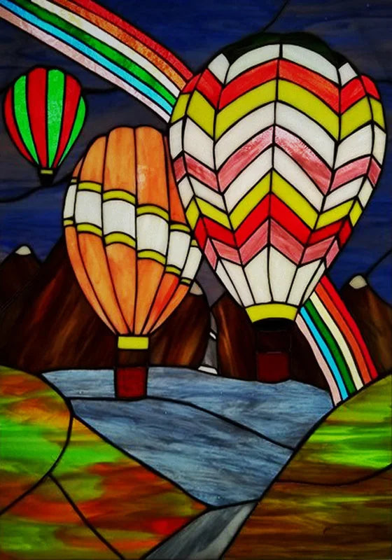 Stained Glass Wndow Film Frosted Glass Sticker Forest Custom Size Castle Cartoon For Kids Room Door Poster Home Decor