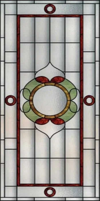 Frosted Stained Glass Window Film, Customized Privacy, Static Cling,Church Style, Door Sticker, Office, Bathroom Home Decor