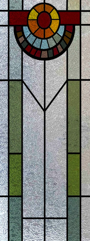 Stained Glass Film American Retro European Electrostatic Frosted Glass Sticker Window Film Window Sticker Stained Glass