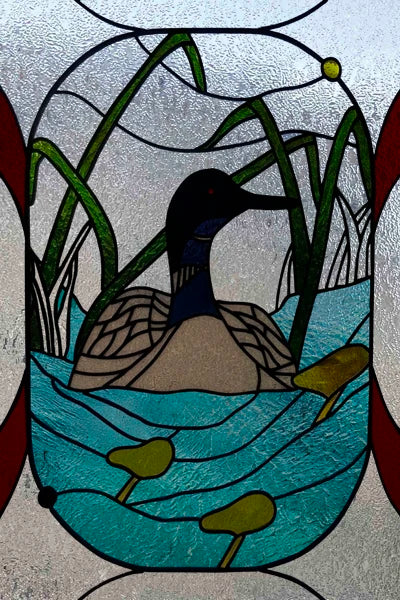 3D Matte Window Film,Stained Glass Decorative Uv Window Sticker,Privacy Frosted Static Cling,Custom size for Glass,Birds,Peacock