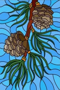 Custom Size Stained Glass Window Film Fruit Pattern Grape Mango Watermelon For Rectangular Shape Glass Office Door Home Decor