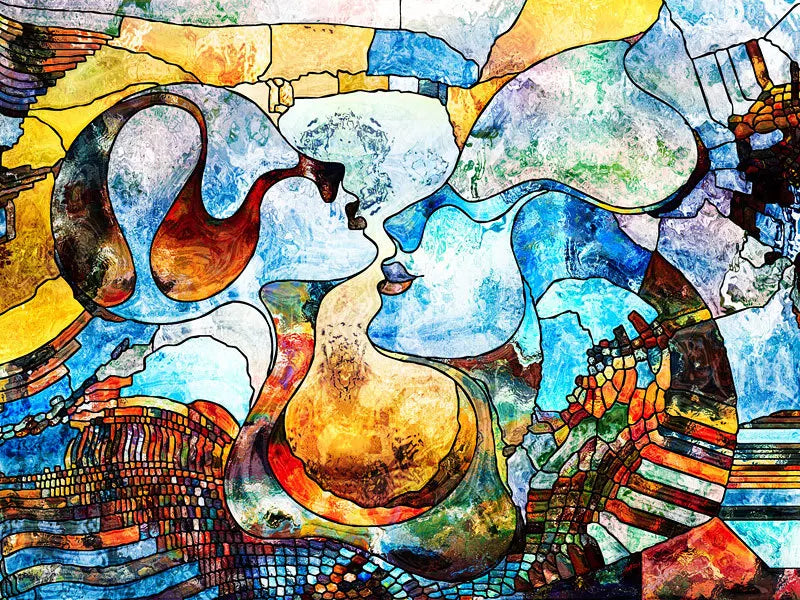 Stained Glass Window Film Frosted Glass Sticker Forest Customized Abstract design for Bathroom Kitchen Door Office Home Decor