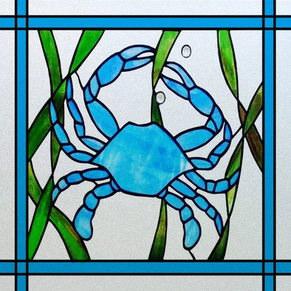 Frosted Stained Glass Window Film, Leaf Tree Static Cling Sticker,Home Decor Foil Treatment, Customized Art Design