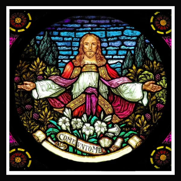 Custom Frosted Stained Glass Window Film, Static Cling ,Church Jesus Mary Angels Picture Stickers, Window Treatment, Home Decor