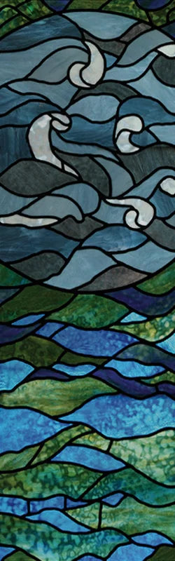 Custom Size Window Film, Stained Glass Films, Frosted Privacy, Retro Church Style, Colorful Door Sticker, Shower, Bathroom