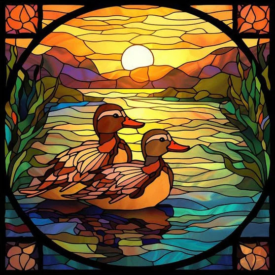 Custom size Window Film Stained Glass Films Frosted Privacy Static Cling Retro Bird Peacock Sticker Bathroom Skylight Decor