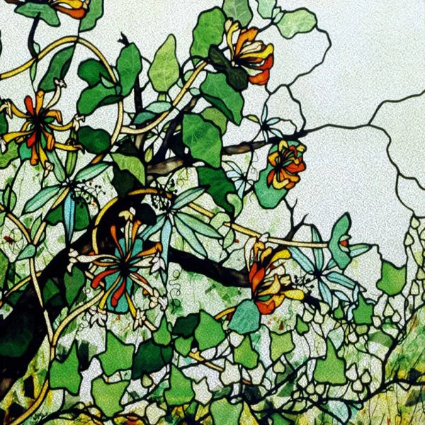 Window Film Stained Glass Films Static Cling Stickers for Bathroom Kitchen Office Home Decor,Tree,Animal,Custom fit to any Size