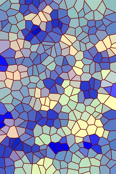 Frosted Stained Glass Window Film, Opaque  Privacy Static Cling , Home-Decor, Sun Catcher Rainbow Color, Window Covering