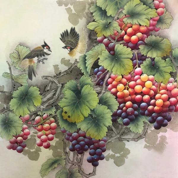 Custom size Glass Films,Frosted Decorative Window Film Grapes Design Static Cling Stained Glass Sticker,Custom fit Size or Shape