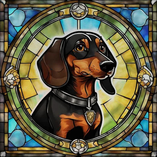 Custom size Window Film Stained Glass Films Frosted Privacy Static Cling Retro Dog Tiger Cat Sticker Bathroom Skylight Decor