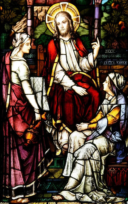 Custom Frosted Stained Glass Window Film, Static Cling ,Church Jesus Christ Blessed Mary Stickers, Window Treatment, Home Decor