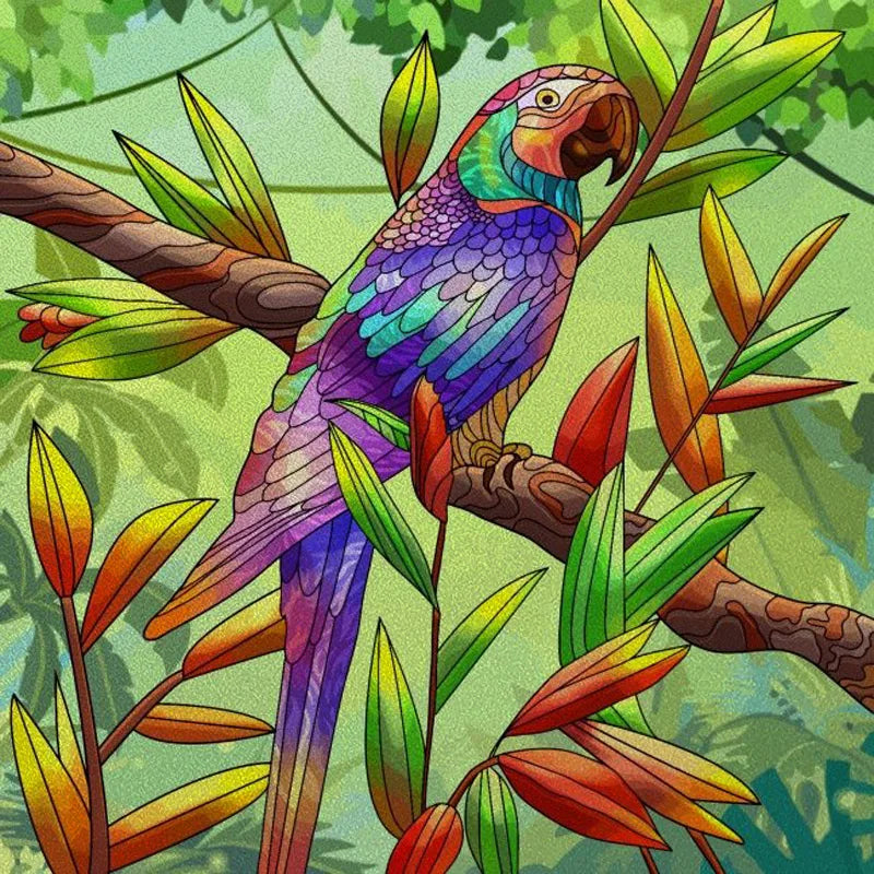 Window Film Frosted Stained Glass Films Static Cling Privacy Door Sticker Kitchen Office Home Decor Birds Peacock Customized