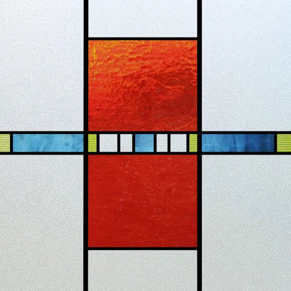 Stained Glass Window Film Frosted Glass Sticker,Custom made to fit any Window Size or Shape, ,Church Static Cling,Home Decor