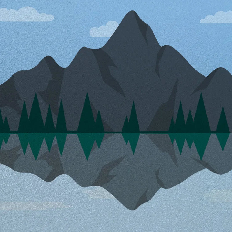 Stained Glass Wndow Films,Frosted Glass Sticker,Static Cling,for Bathroom Kiechen Door Office Home Decor Custom size Mountain