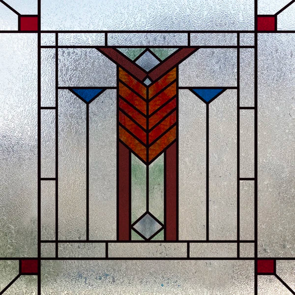 Window Film Frosted Stained Glass Films,Customized Art Design Prairie Static Cling Sticker,Home Decor Foil Window Treatment