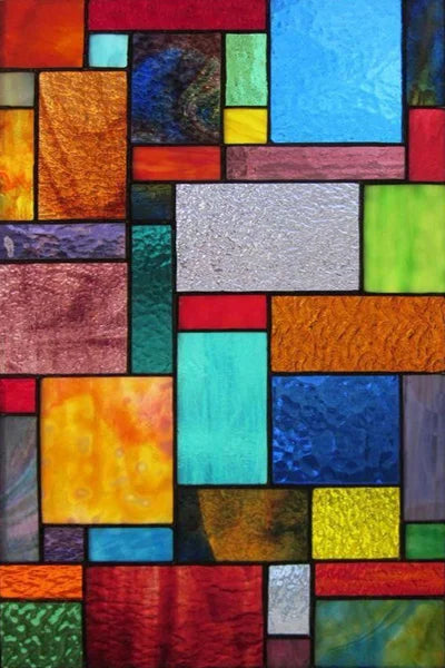 Custom size Stained Glass Window Film Retro Church Painted Mosaic Frosted Static Cling Art Colored Glass Films Sticker
