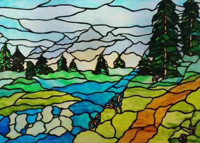 Glass Films Window Sticker Static Cling Frosted Home Decor Private Tint-Film For Door Window Cabinet Wardrobe Landscape Sea