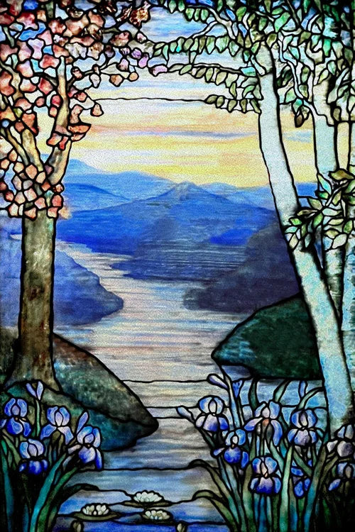 Custom Size Stained Glass Window Film Door Stickers Frosted Privacy Protection Reusable Removable Home-Decor Window Covering