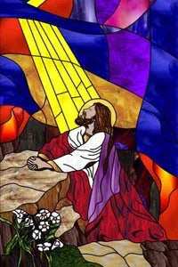 Frosted Stained Glass Window Film, Cross Dove Lily, Static Cling, Church, Home Decor, Bathroom, Kitchen, Door Sticker