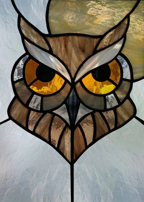 Stained Glass Window Film, Frosted Glass Sticker, Forest，Custom Size, Animals, Plants, Kids Room Door, Poster, Home Decor