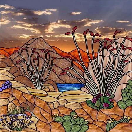 Window Film Frosted Stained Glass Films Customized Tiffany-Style Static Cling Sticker,Bathroom Door Kitchen Office Home Decor