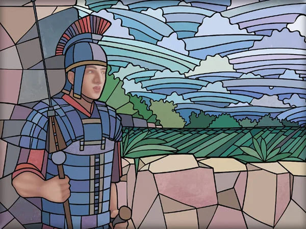 Custom Size Stained Glass Window Film, Frosted Privacy, Static Cling, Church, Mythological People, Transom Window, Home Decor