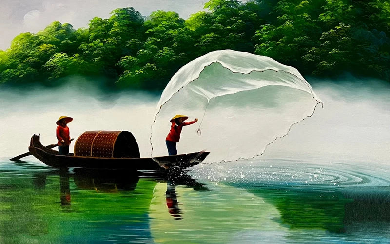 Window Film Stained Glass Stickers,Custom size Static Cling Frosted Privacy, Landscape,Tree Print For Transom Window Glass Home