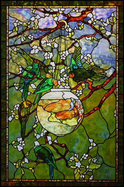 Stained Glass Window Films,Static Cling, Customized Retro Vintage Sticker,Frosted,Privacy, Easy to install