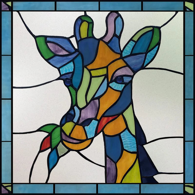 Window Film Stained Glass Films,Customized Art Deco Design,Birds Static Cling Sticker,Home Decor Foil,Window Treatment