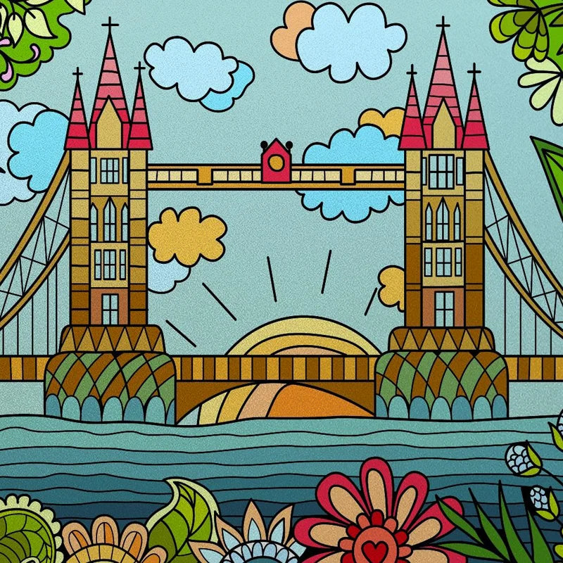 Stained Glass Window Film Frosted Glass Sticker Forest Customized Cartoon House Castle For Kids Room Door Home Decor