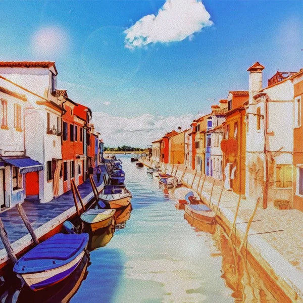 Frosted Stained Glass Window Film, Customized Ocean Boat Color, Static Cling Sticker,Home Decor Foil, Treatment