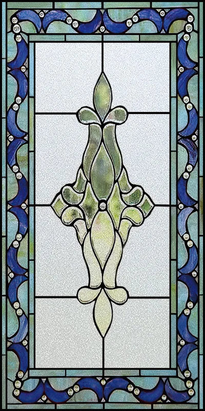 Window Film Frosted Stained Glass Films Church Static Cling Privacy Films Door Sticker Kitchen Office Home Decor Customized