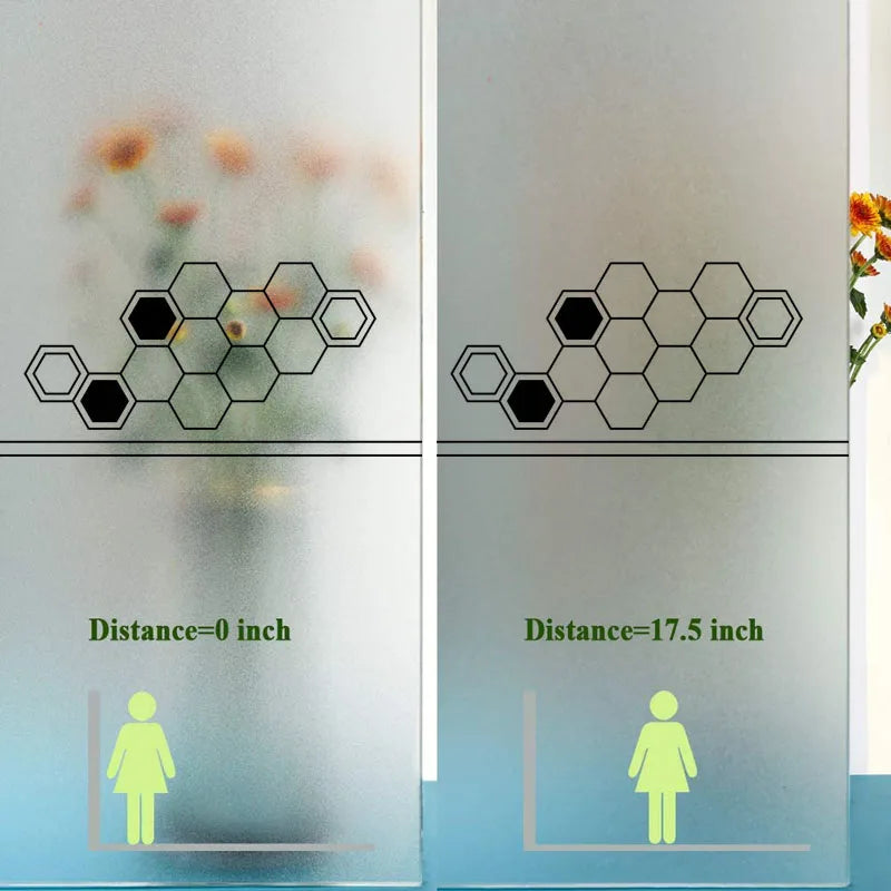 Custom Size Stained Glass Window Film, Frosted Privacy, Static Cling, Retro Country, Door Sticker, Bathroom, Office, Home Decor