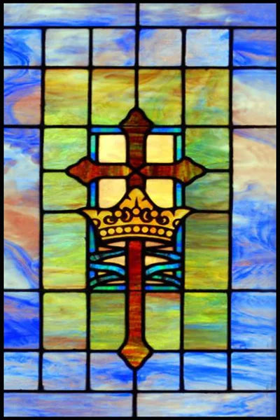 Window Film Stained Glass Stickers,Custom size Static Cling Church Style Privacy Films Door Sticker Kitchen Office Home Decor