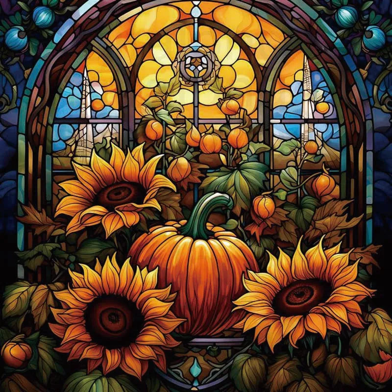 Custom size Window Film Stained Glass Films Frosted Privacy Static Cling Sunflower Sticker Bathroom Skylight Decor