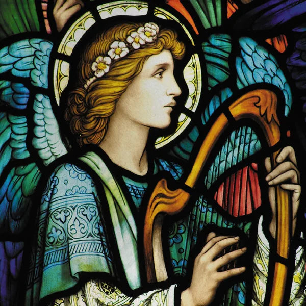 Custom Frosted Stained Glass Window Film,PVC Static Cling Films,Virgin Mary, Jesus Church Decor, Foil Stickers