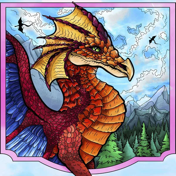 Custom Size Stained Glass Window Film Frosted Films, Animal Dog Cat Tiger Birds Static Cling,Window Covering for Home Office