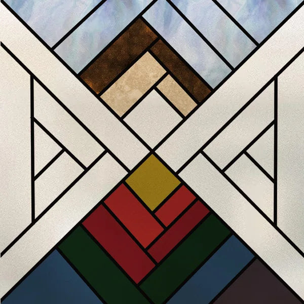 Window Film Frosted Stained Glass Films,Customized Art Design Mosaic Static Cling Sticker,Home Decor Foil Window Treatment