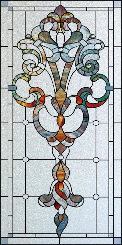 Window Film Frosted Stained Glass Films,Church Static Cling,Privacy Films,Door Sticker,for Kitchen Office Home Decor Customized