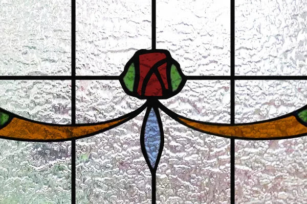 Custom Size 3D Matte Window Film, Stained Glass, Decorative UV Window Sticker, Privacy Frosted Static Cling, Home Decal